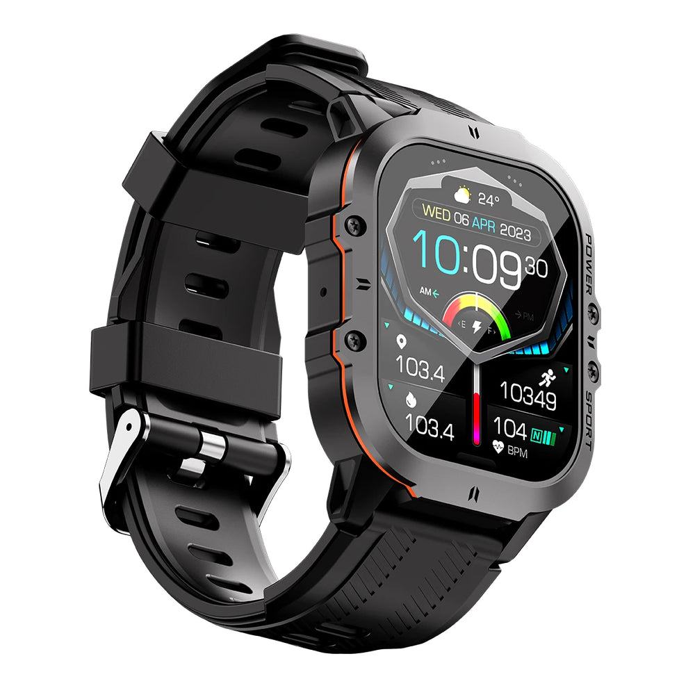 Oukitel BT20 - 5ATM étanche et robuste montre intelligente pour hommes