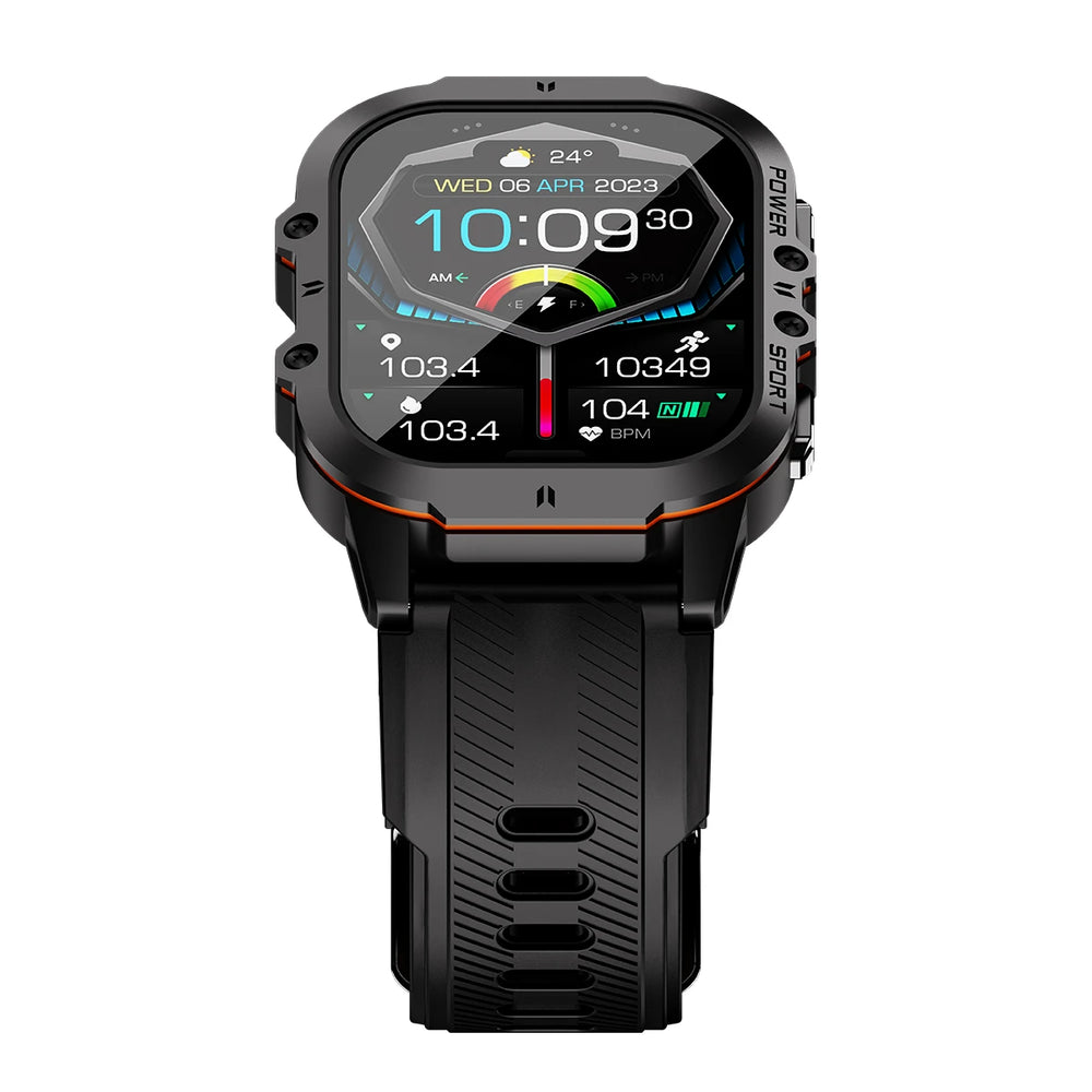 Oukitel BT20 - 5ATM étanche et robuste montre intelligente pour hommes