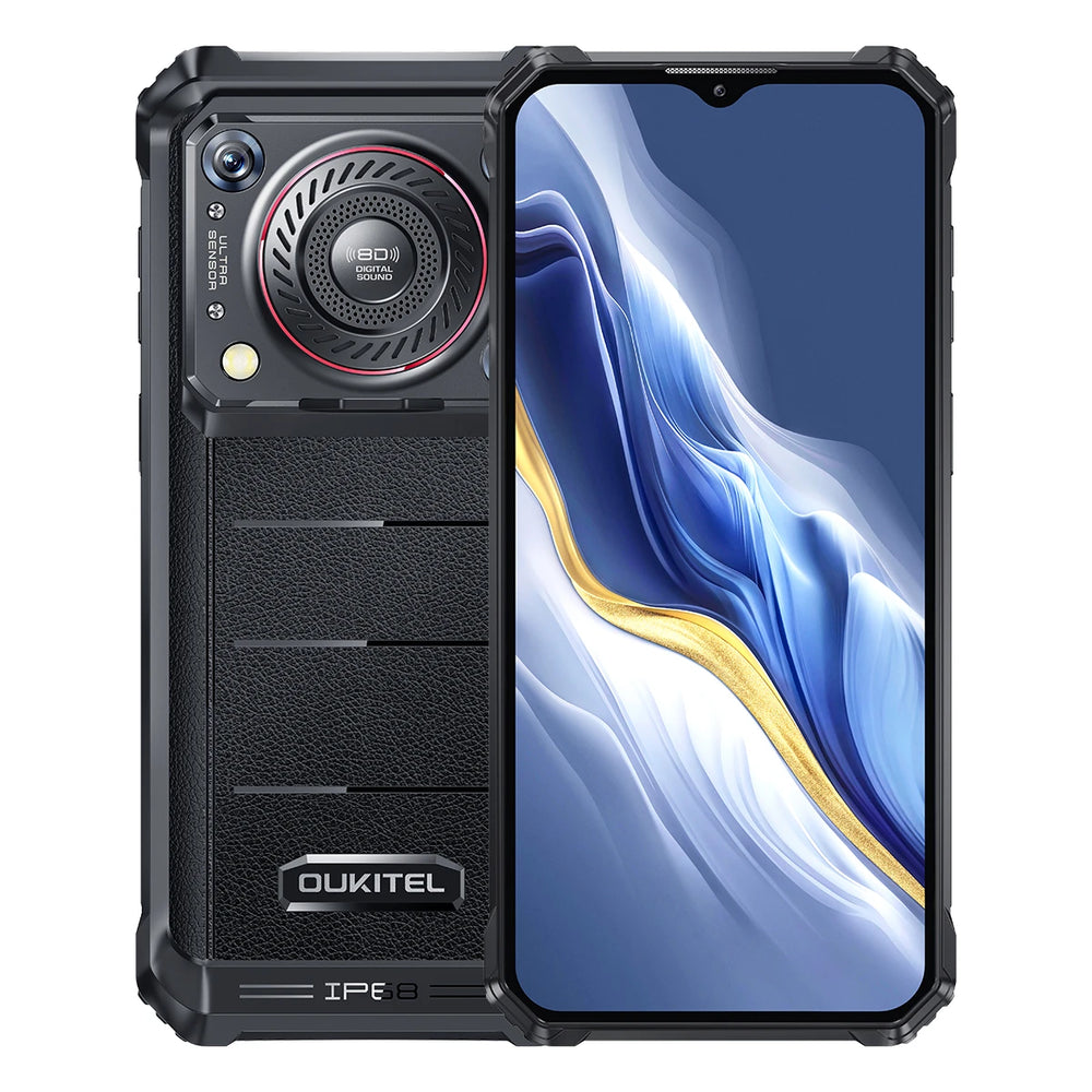 Oukitel WP36 - Rugged Smartphone, Batterie 10600 mAh, 8 Go + 128 Go,Caméra 13MP + 5MP