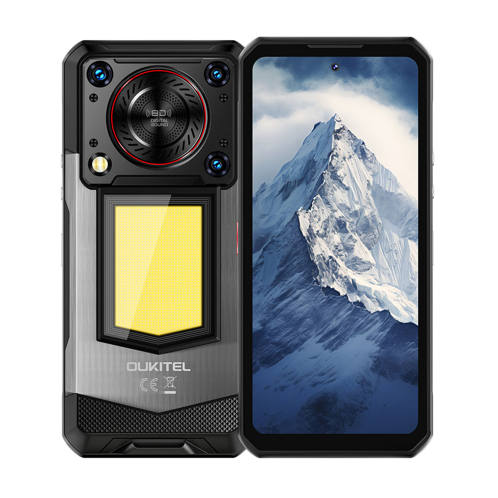 Oukitel WP56 - Smartphone Robuste 5G, 16 000 mAh, 108 MP, 512 Go, Lampe Camping 1000 Lumens