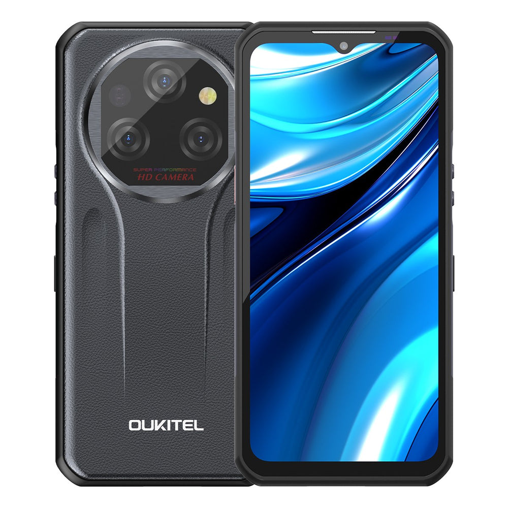 Oukitel WP39 - Oukitel WP39 - 5G Téléphone Robuste 6.6'' 2K Écran , 6GB+256GB, 11000 mAh, Quad Caméra 64 + 32 + 2 +8MP(Night Version), Andriod 14