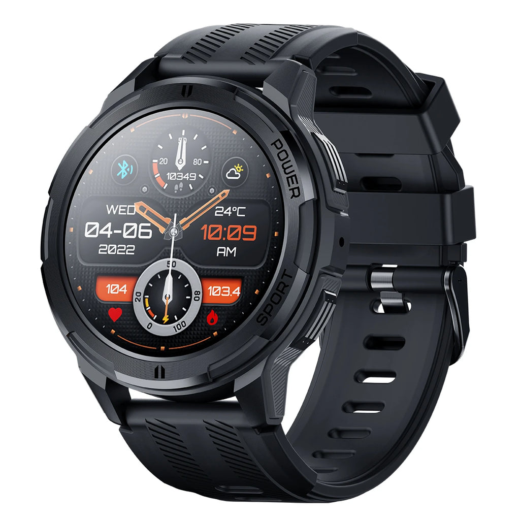 Montre Connectée OUKITEL Homme - GPS Double Bande, écran AMOLED 1.43", Autonomie 14 Jours, 150 Modes Sport, étanche 30m - 9