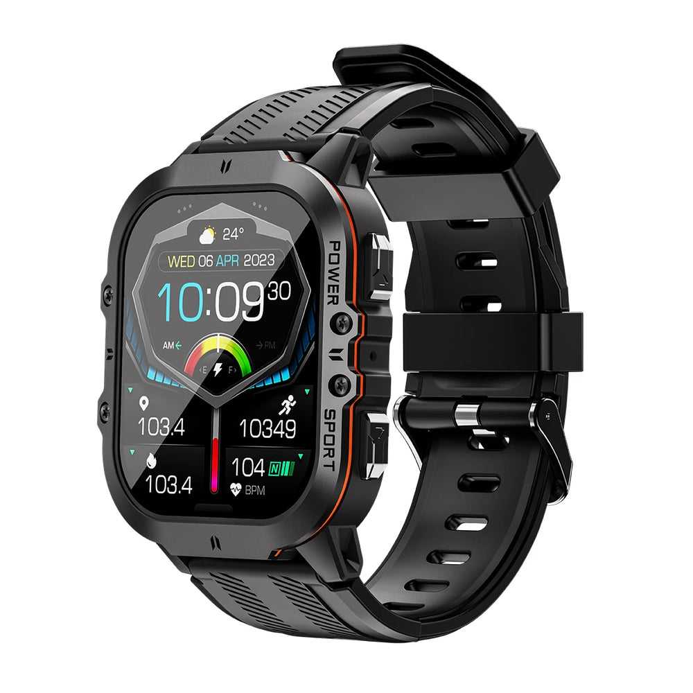 Oukitel BT20 - 5ATM étanche et robuste montre intelligente pour hommes