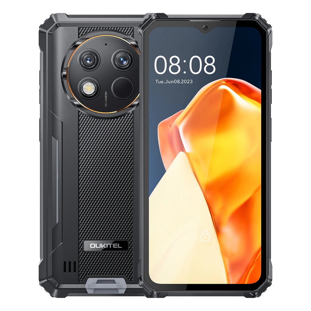 Oukitel WP28E - Telephone Robuste 4G, Batterie 10600 mAh, 4 Go + 64 Go,Caméra 13MP + 5MP, Andriod 14