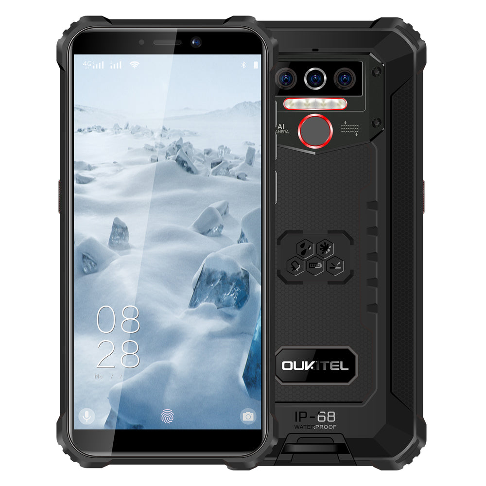 OUKITEL WP5 - Téléphone Robuste IP68 & IP69K, 8000mAh, 4Go+32Go, Caméra 13MP